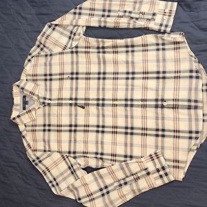 NWT Tommy Hilfiger Medium Plaid Button Down shirt